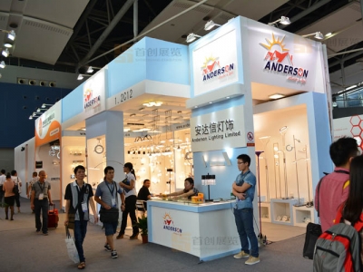 安達信 光電照明展位設計
