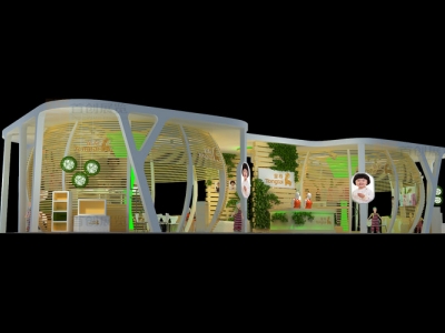 童泰 服裝鞋包展臺(tái)搭建